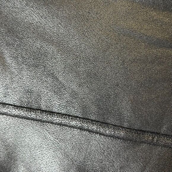 Spanx Black Faux Leather High Waist Ankle Length Leggings Size Small - Picture 4 of 12